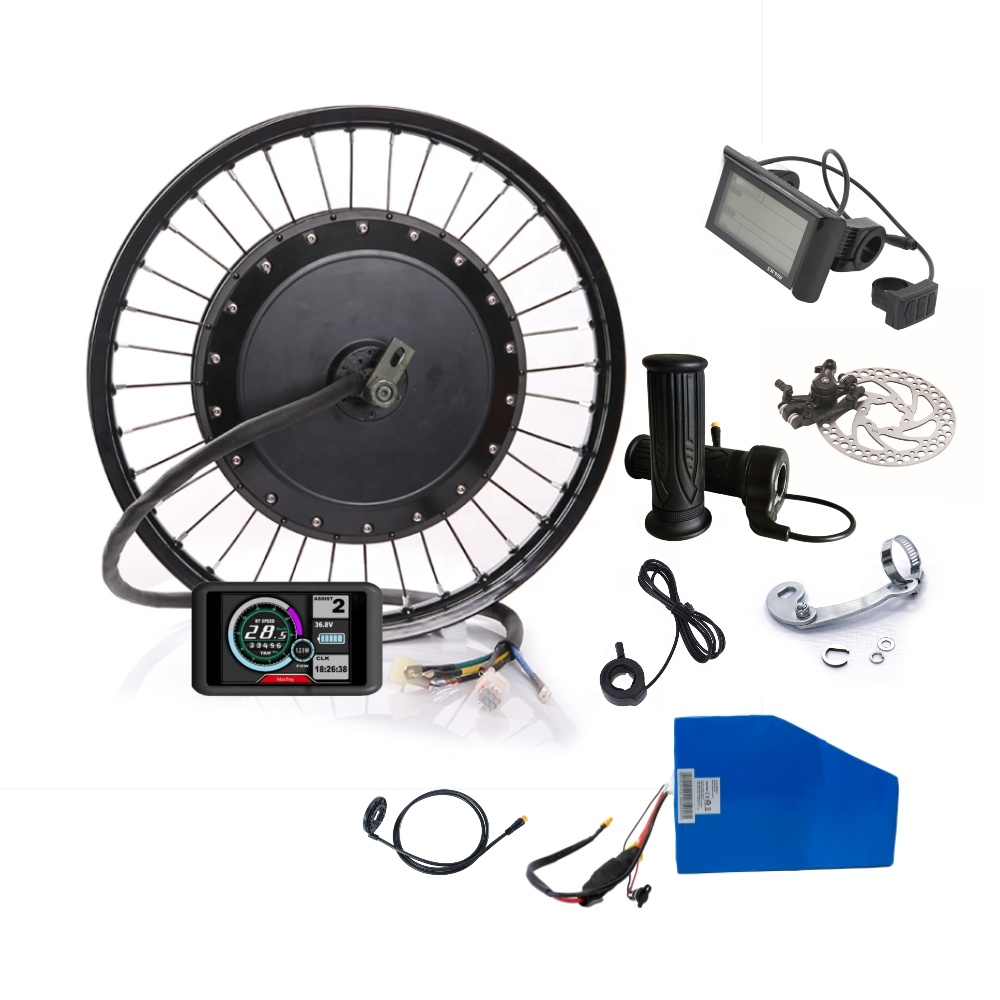 5000W Hub Motor Kit 72V - Großes Drehmoment Elektro-Fahrrad-Umrüstsatz 72 V 3000