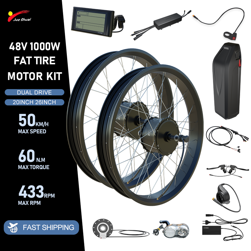 48V 2000W E-Bike Fat Tire Umba – Dual Motor Ebike Kit 2000W Bewertung und Preis
